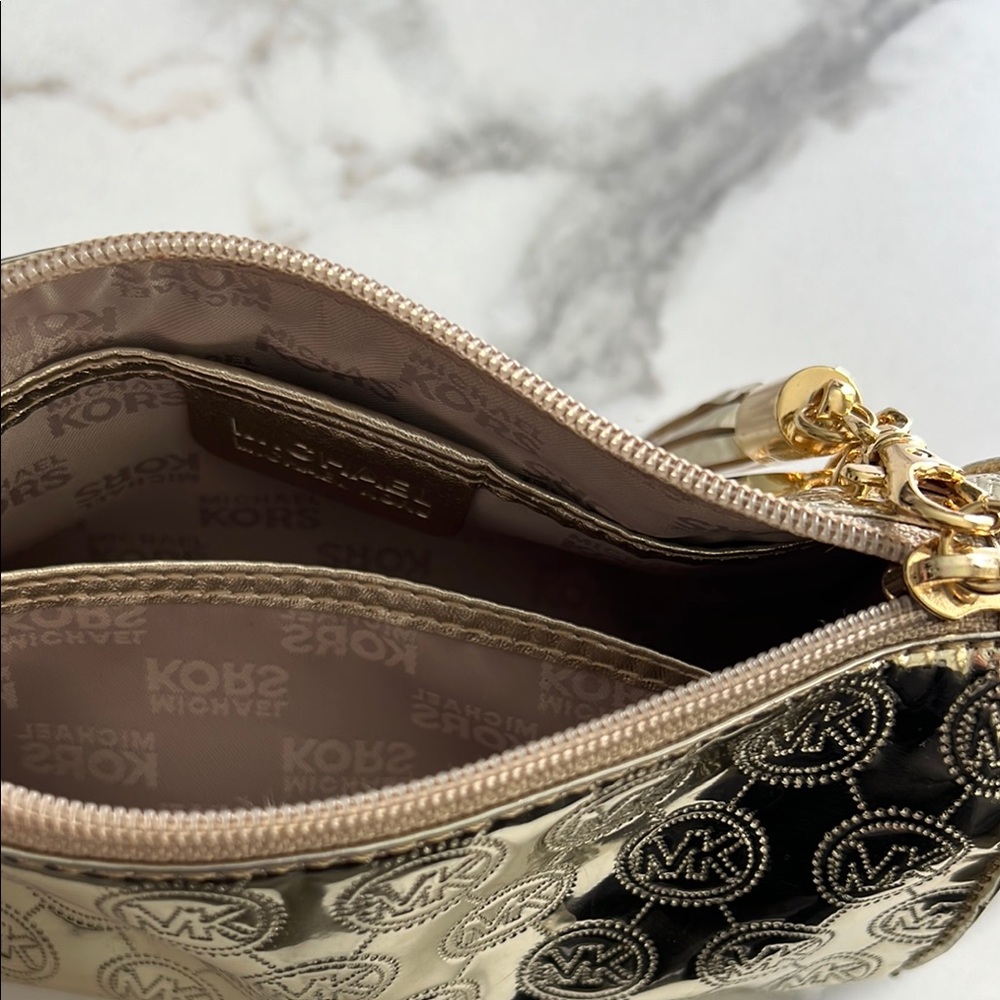 Michael Kors Gold Wristlet - Picture 4 of 5